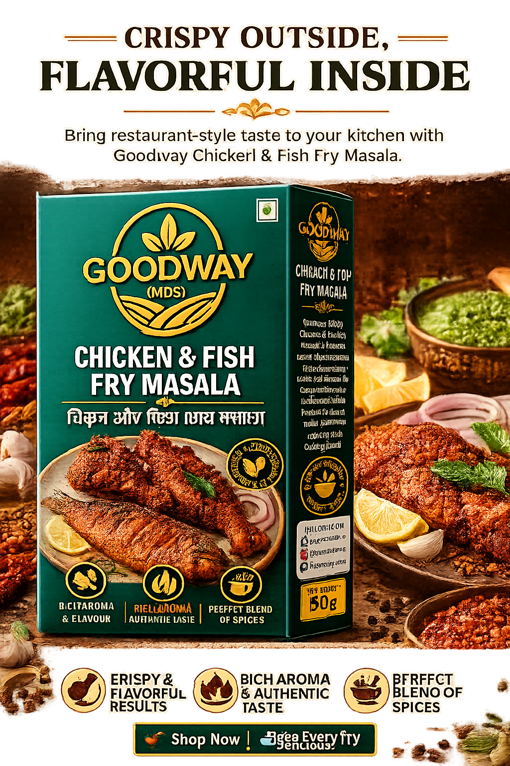 Goodway Chicken & Fish Fry Masala